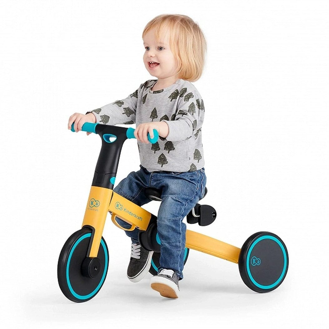 KINDERKRAFT Triciclos Triciclo 4TRIKE Yellow 3 en 1 - Kinderkraft KR4TRI00YEL