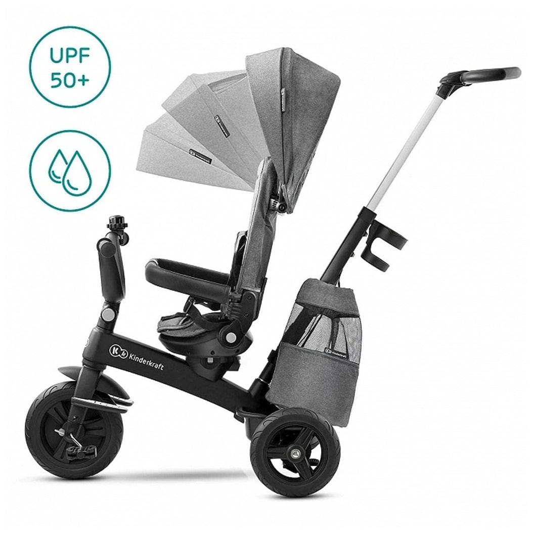 KINDERKRAFT Triciclos Triciclo EASYTWIST Grey - Kinderkraft KKRETWIGRY