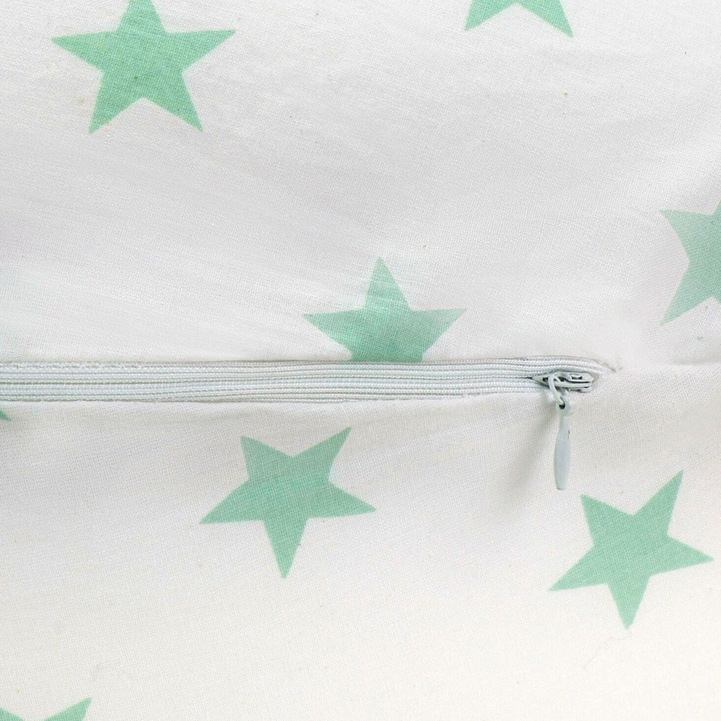 KISSENBAG Lactancia Cojín multifuncional Blanco Estrellas Verde agua KISSENESTRELLASVERDE