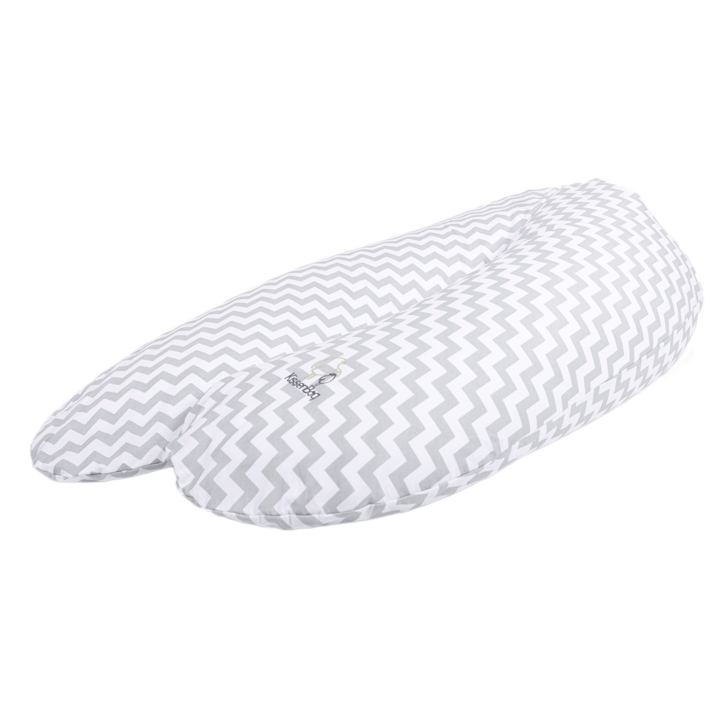 KISSENBAG Lactancia Cojín Multifuncional Zigzag Gris KISSENZIGZAGGRIS