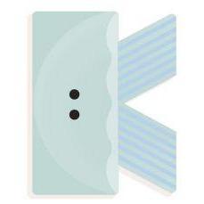 Little Big Room Decoración Letras de madera decorativa "K" DD04970