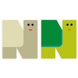 Little Big Room Decoración Letras de madera decorativa "N" DD04973