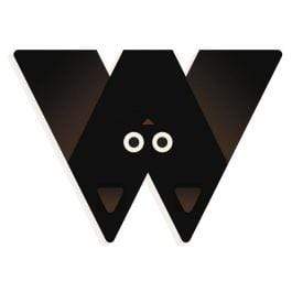 Little Big Room Decoración Letras de madera decorativa "W" DD04982