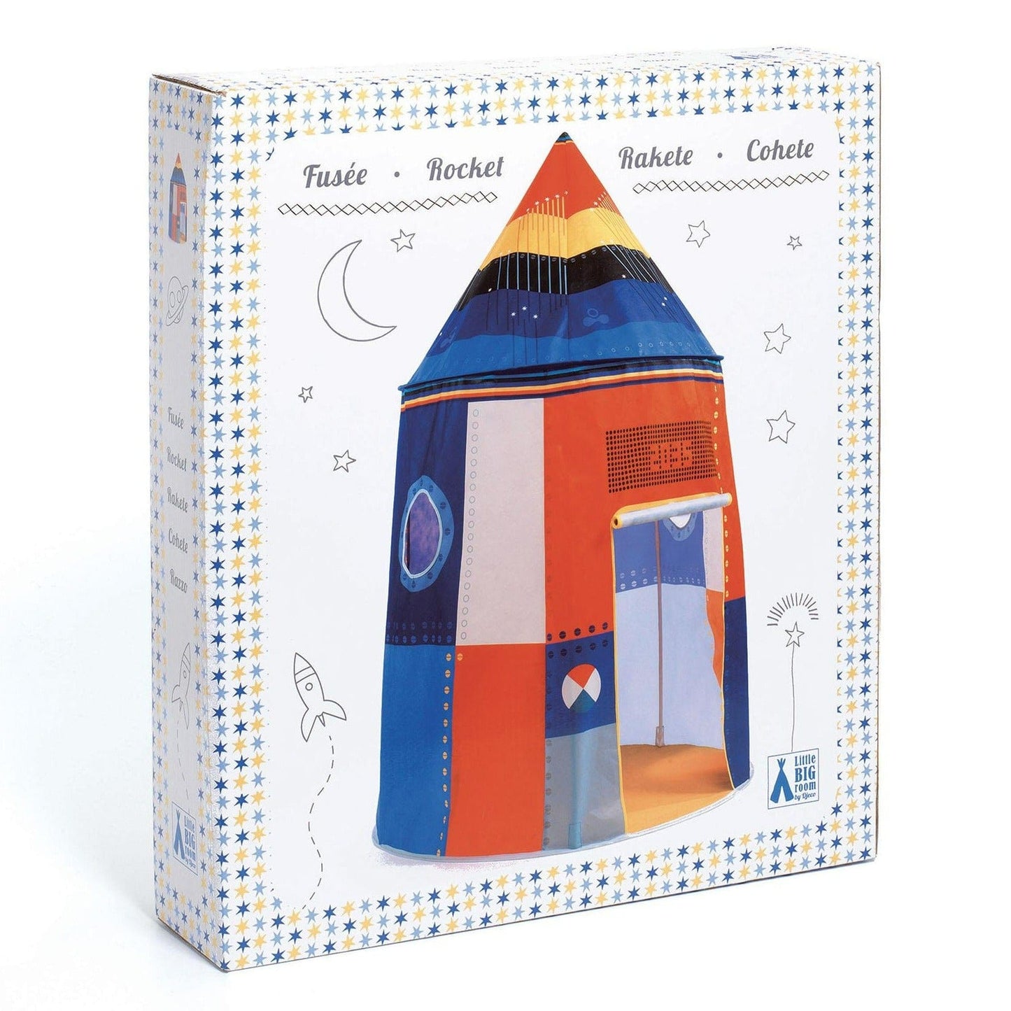 Little Big Room Tipis Carpa Con Forma De Cohete DD04494