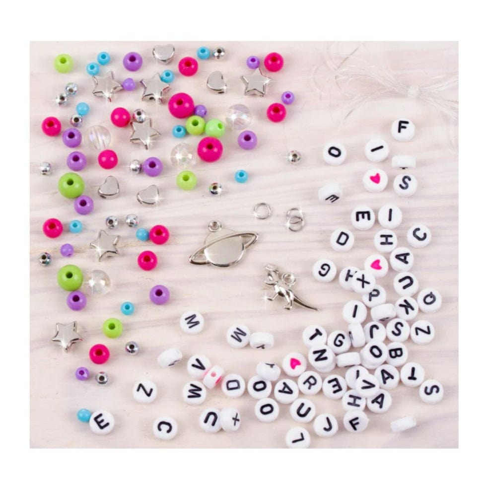 MAKE IT REAL Arte y Manualidades Arma Pulseras con dijes de bloques y rocas MIR1205