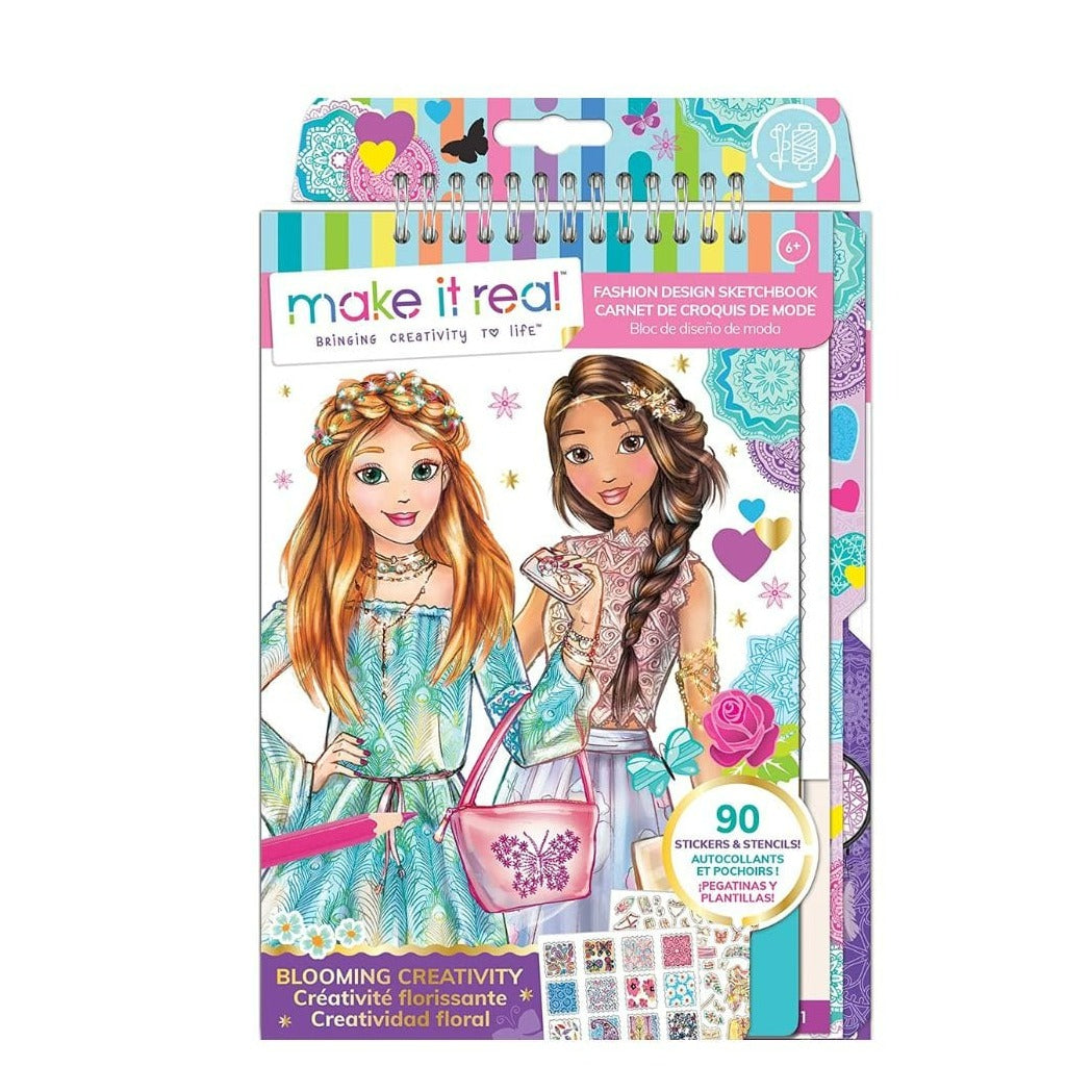 MAKE IT REAL Juegos de roles Cuaderno de Bocetos de Diseño de Moda MIR3202