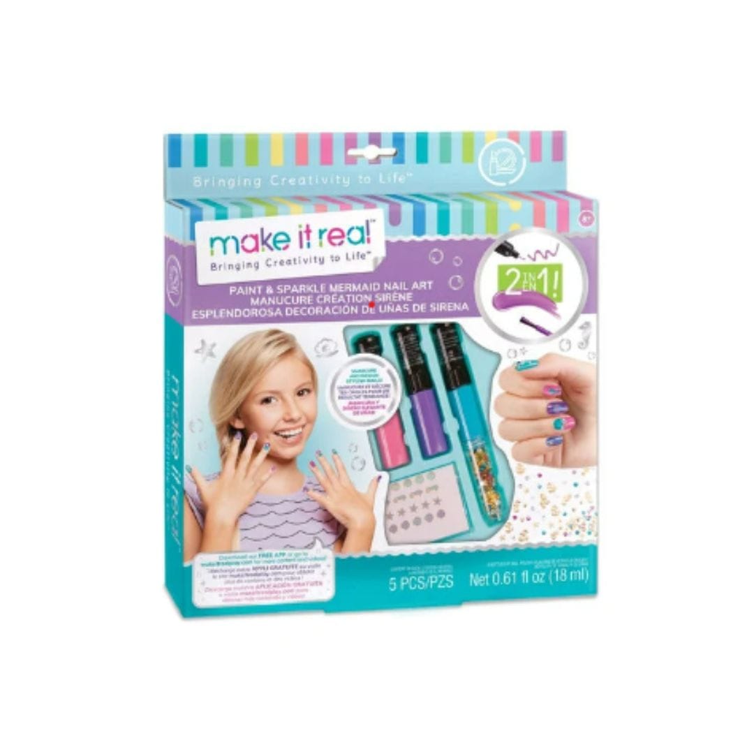 MAKE IT REAL Juegos de roles Set para Uñas Sirena MIR2324