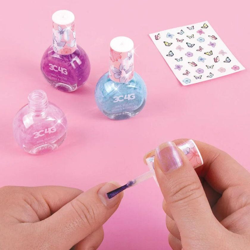 MAKE IT REAL Juegos de roles Trío de Esmaltes de Uñas de Mariposa MIR10043