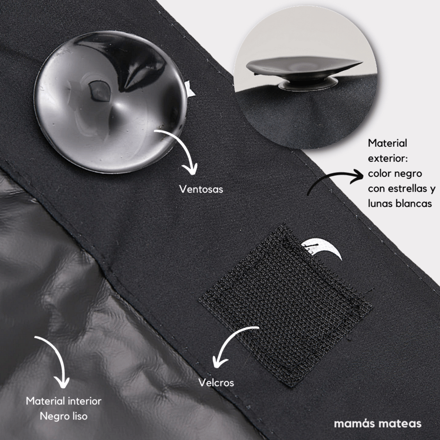 MAMAS MATEAS Accesorios bebé Cortina Blackout Portátil 1628801069941