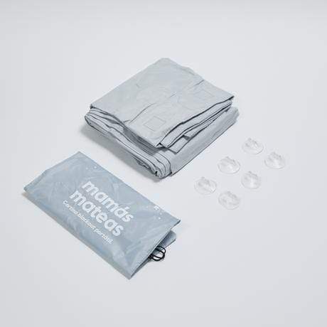 MAMAS MATEAS Accesorios bebé Cortina Blackout Portátil Gris Blackoutgris