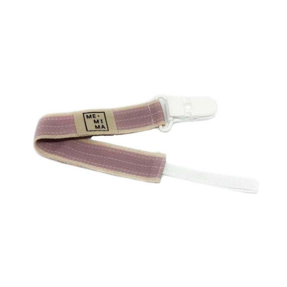 MEMIMA Accesorios bebé Porta Chupete Liso Rosado ME2036035U