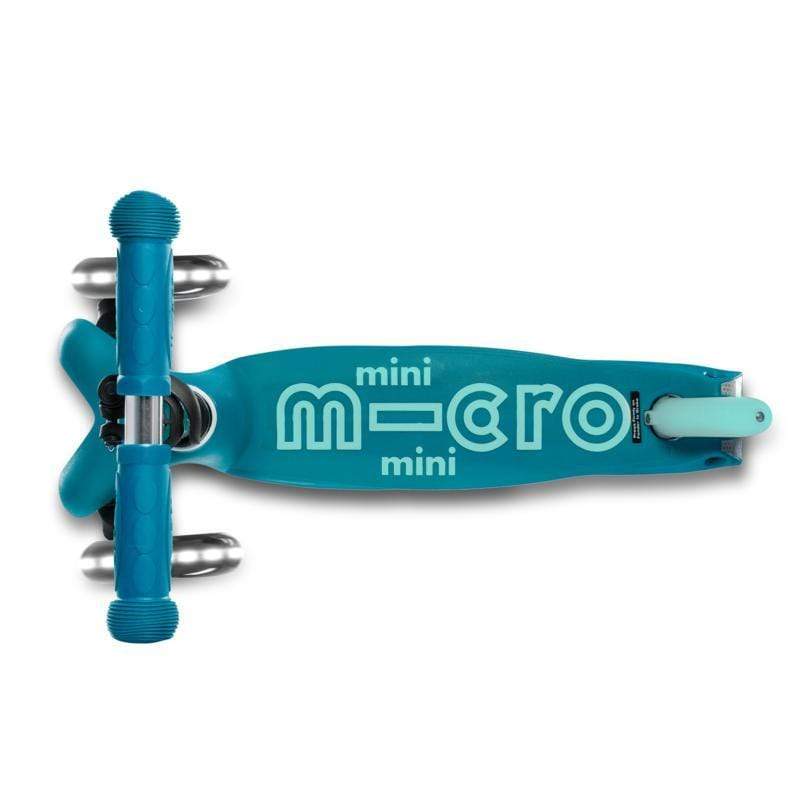 Micro Scooter +1 Mini Micro Deluxe Led Aqua MMD076