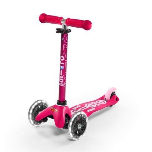 Micro Scooter +1 Mini Micro Deluxe Led Rosado MMD075