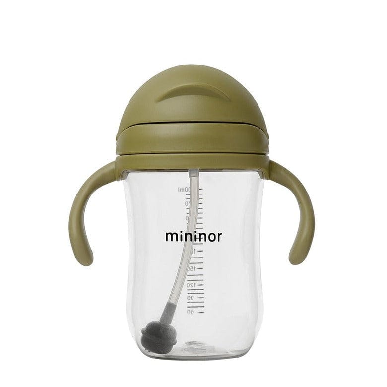 MININOR Alimentación Vaso Con Bombilla Mininor 330ML Verde MN155
