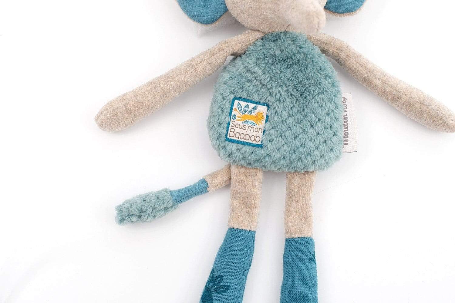 MOULIN ROTY Accesorios bebé Doudou Sonajero Elefante Baobab 669024