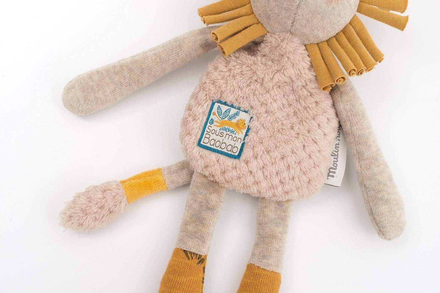 MOULIN ROTY Accesorios bebé Doudou Sonajero León Baobab 669023