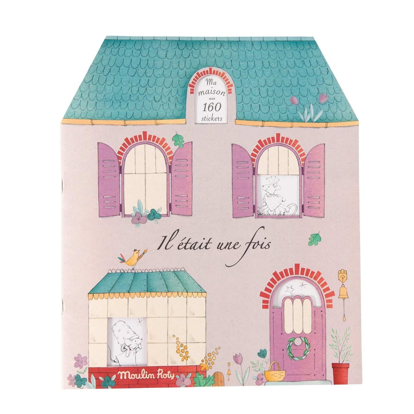 MOULIN ROTY Arte y Manualidades Cuaderno de pegatinas "Érase una vez"