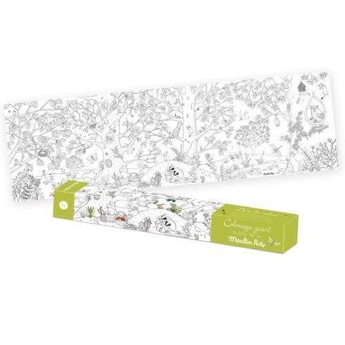 MOULIN ROTY Arte y Manualidades Dibujo gigante a colorear El Botanista 712609