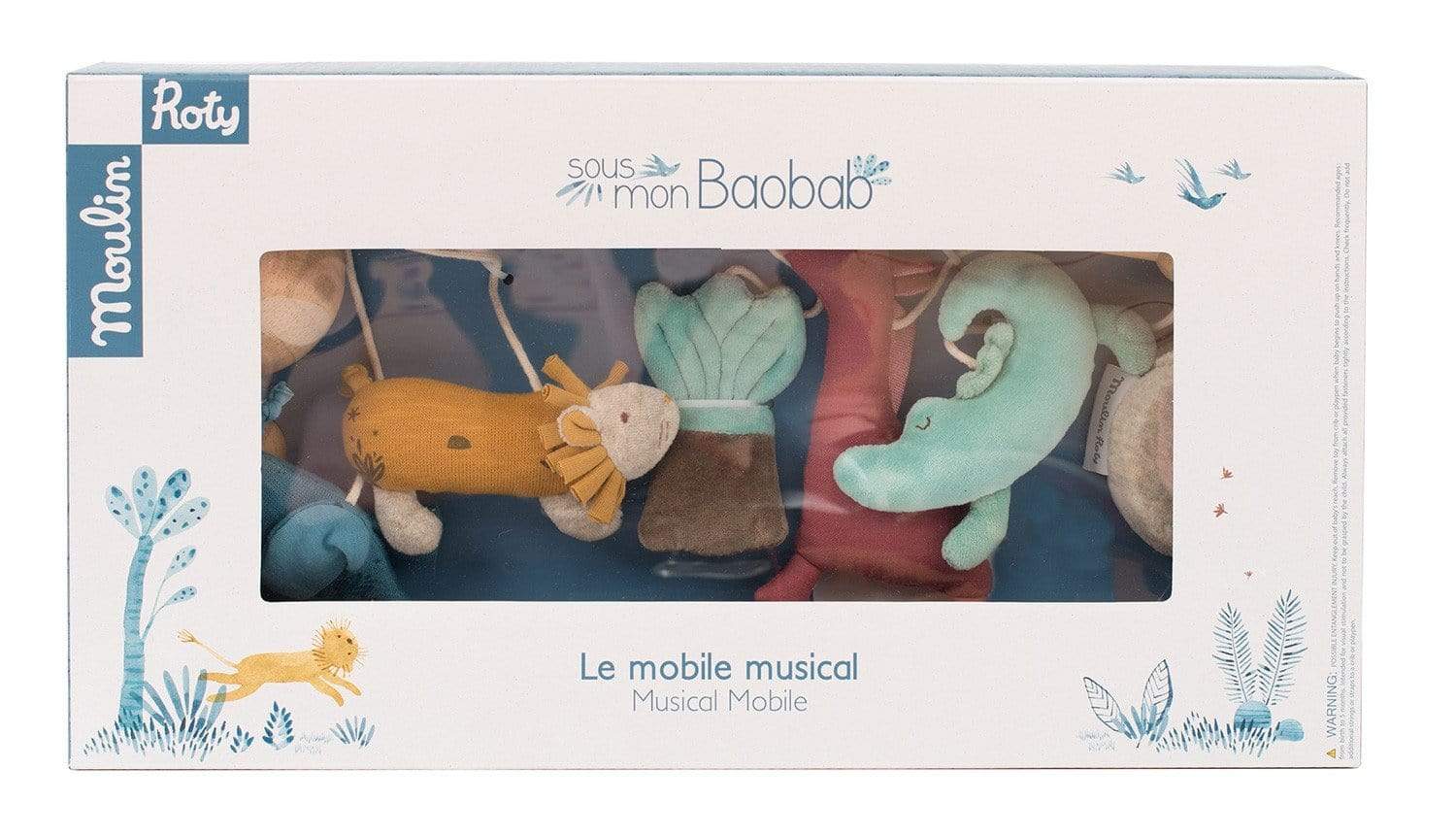 MOULIN ROTY Decoración Móvil Musical Baobab 669056