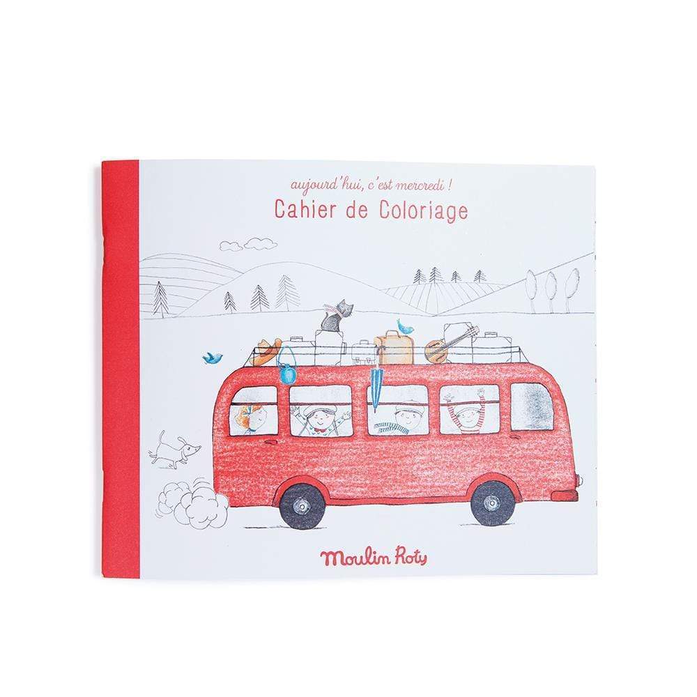 MOULIN ROTY Libros +3 Libro de colorear Hoy es miércoles 713132