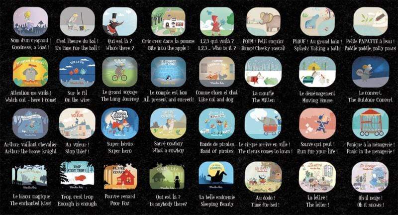 MOULIN ROTY Música y teatro +3 Set para proyectar historias Deluxe 32 Discos, Vamos al Cine 711114