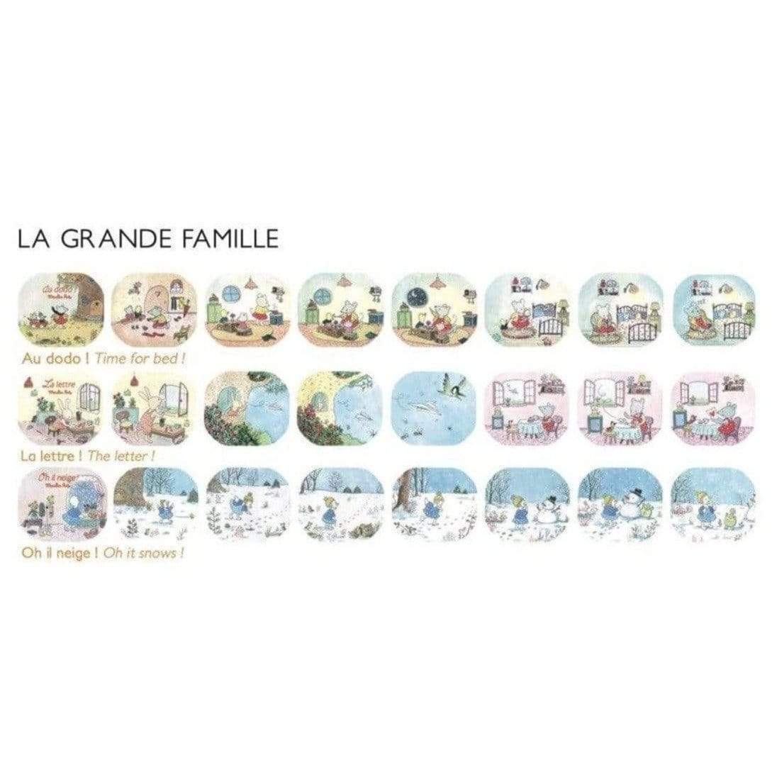 MOULIN ROTY Música y teatro Caja con 3 cuentos para linterna proyectora Gran Familia 632368