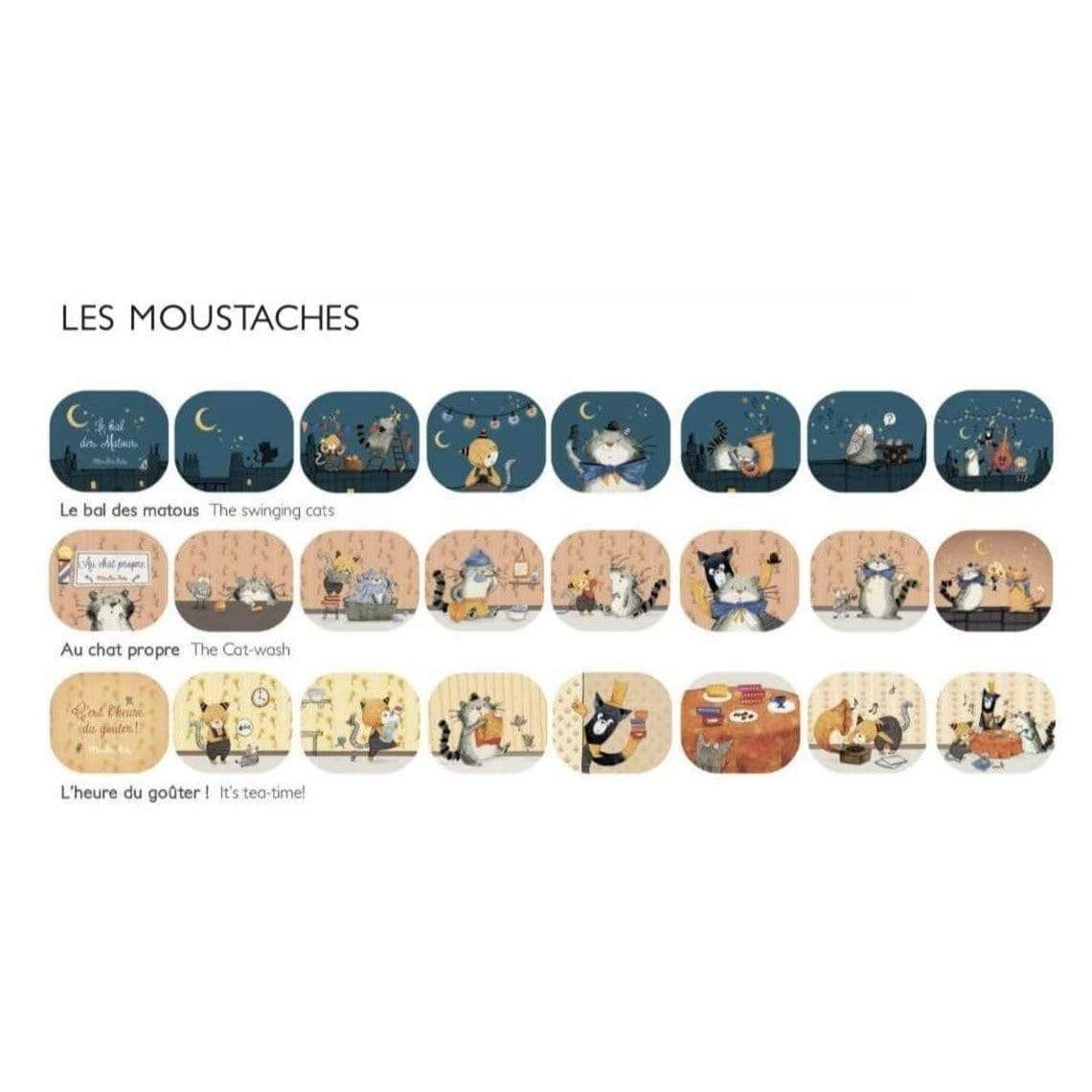 MOULIN ROTY Música y teatro Caja con 3 cuentos para linterna proyectora - Los Bigotudos 666364