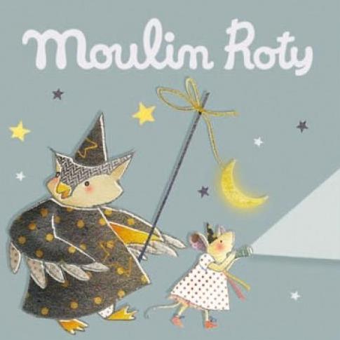 MOULIN ROTY Música y teatro Caja gris con 3 cuentos para linterna proyectora - Érase una vez 664365