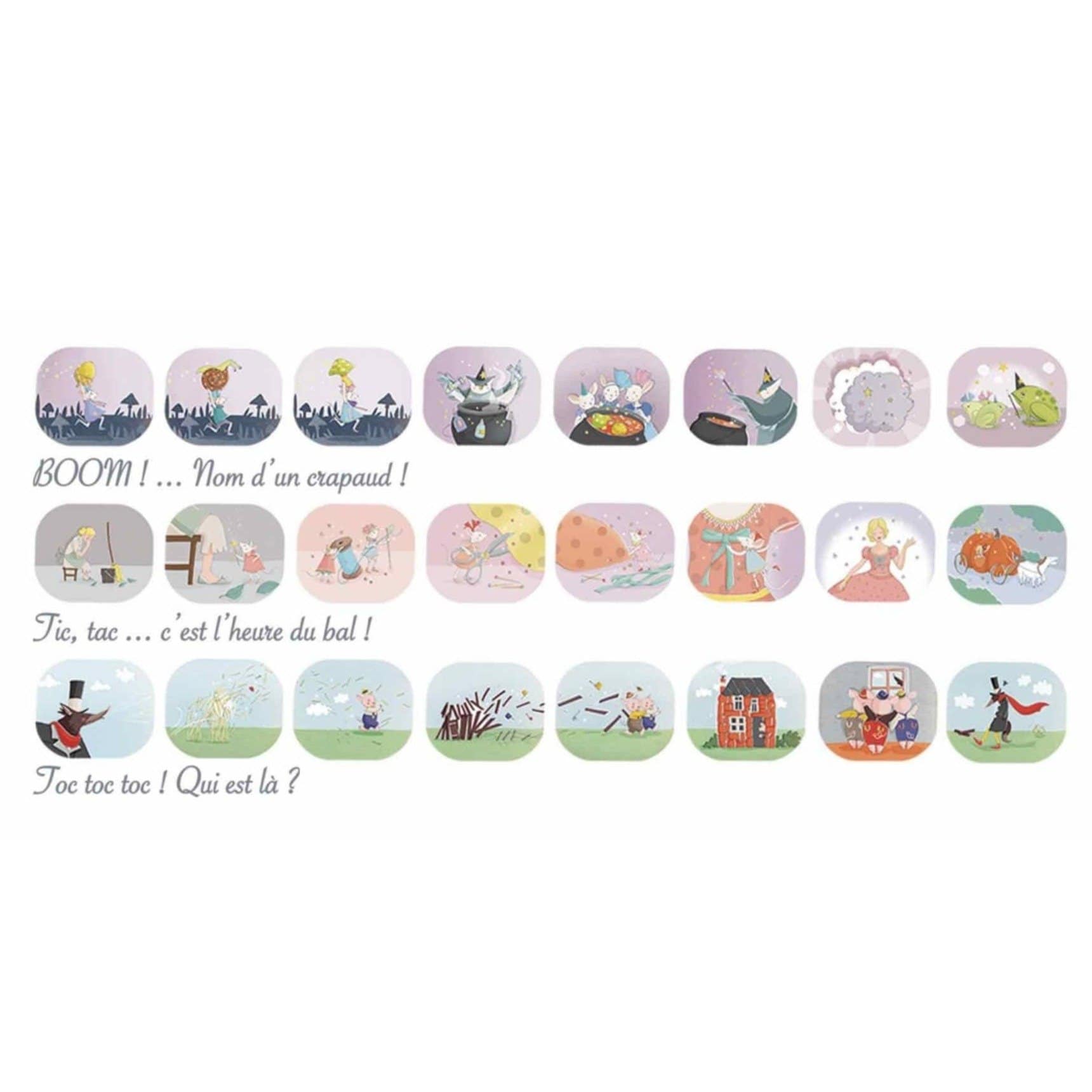 MOULIN ROTY Música y teatro Caja gris con 3 cuentos para linterna proyectora - Érase una vez 664365