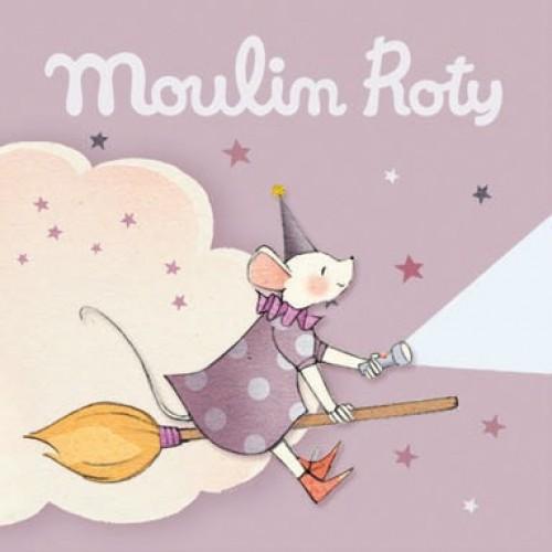 MOULIN ROTY Música y teatro Caja rosada con 3 cuentos para linterna proyectora - Érase una vez 664364