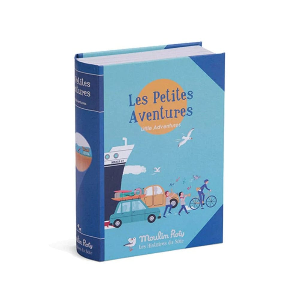 MOULIN ROTY Música y teatro Libro linterna-proyector de cuentos - Las pequeñas aventuras 711176