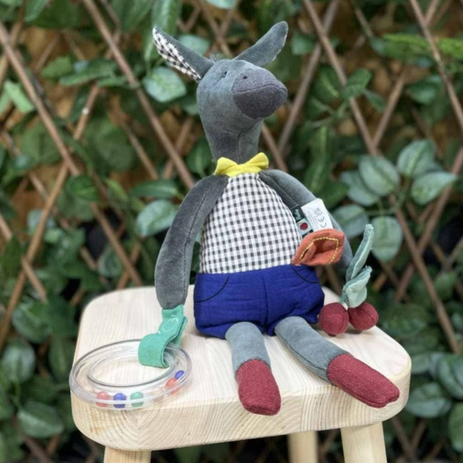 MOULIN ROTY Peluches Asno de Actividades Manzana Del Bosque 675076