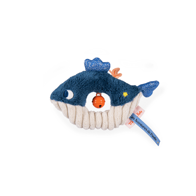 MOULIN ROTY Peluches Sonajero ballena Aventuras de Paulie 676006