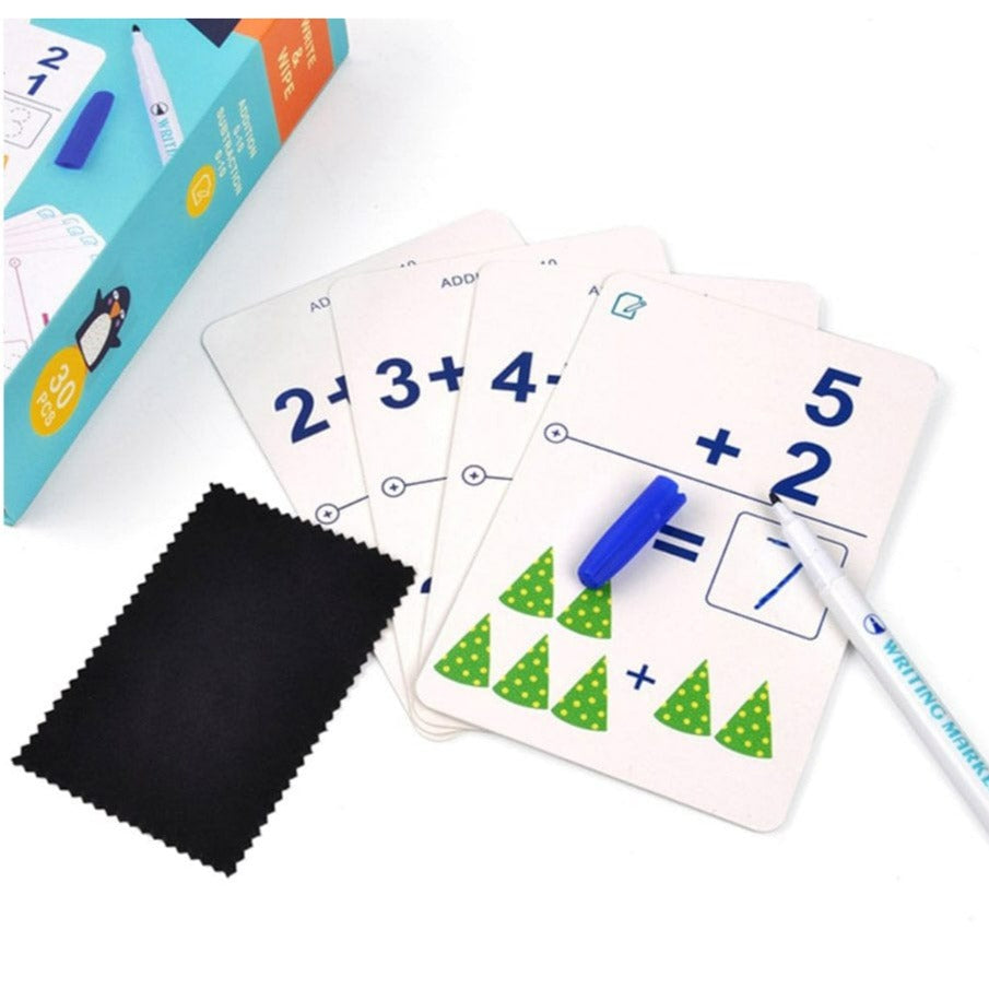 Pichintun Tarjetas Borrables De Sumas MD1034