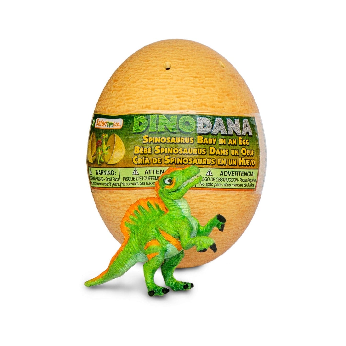 SAFARI Animales y Dinosaurios Coleccionables Baby Spinosaurus Con Huevo Dino Dana Coleccionable