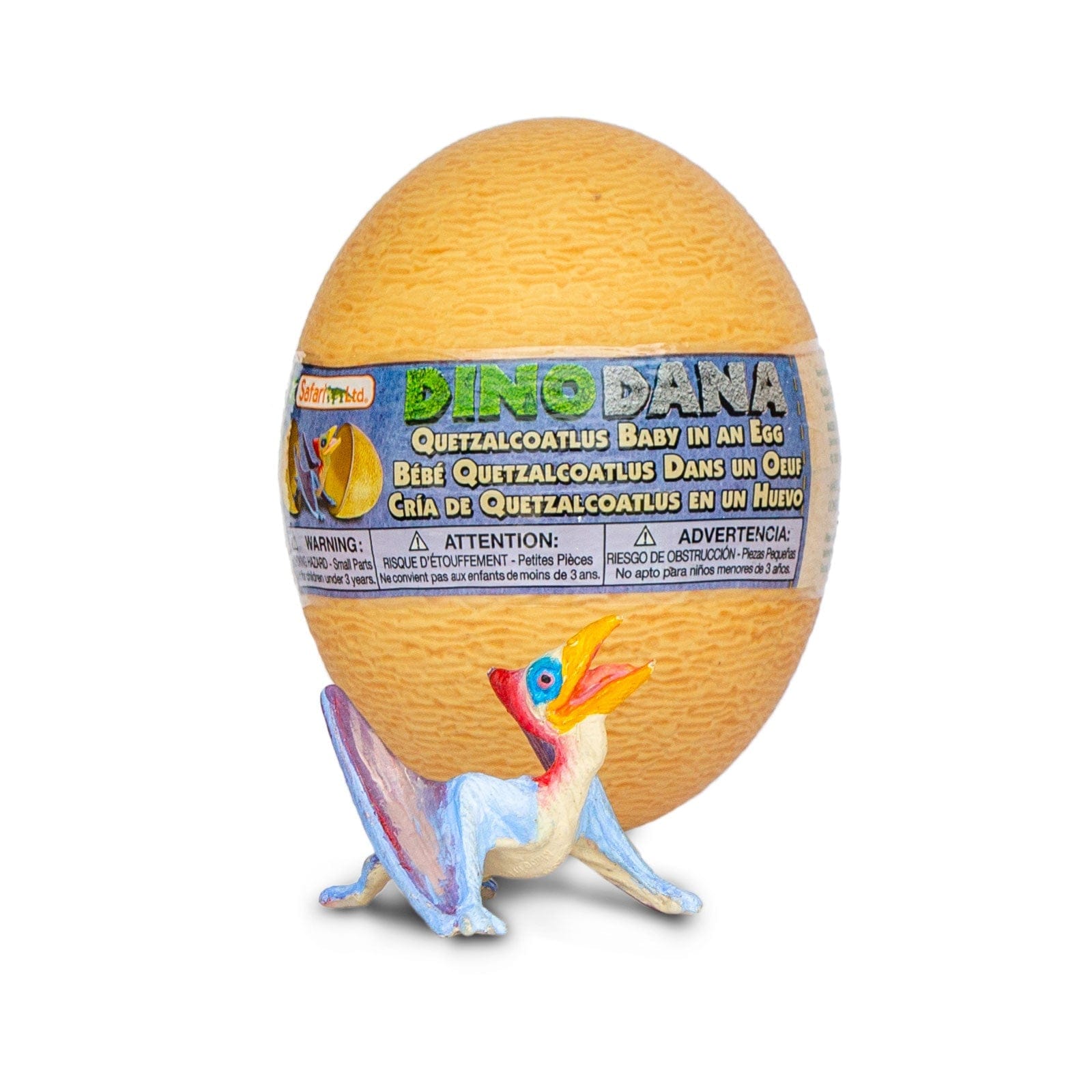 SAFARI Animales y Dinosaurios Coleccionables Quetzalcoatlus Baby con Huevo Dino Dana Coleccionable SA100990