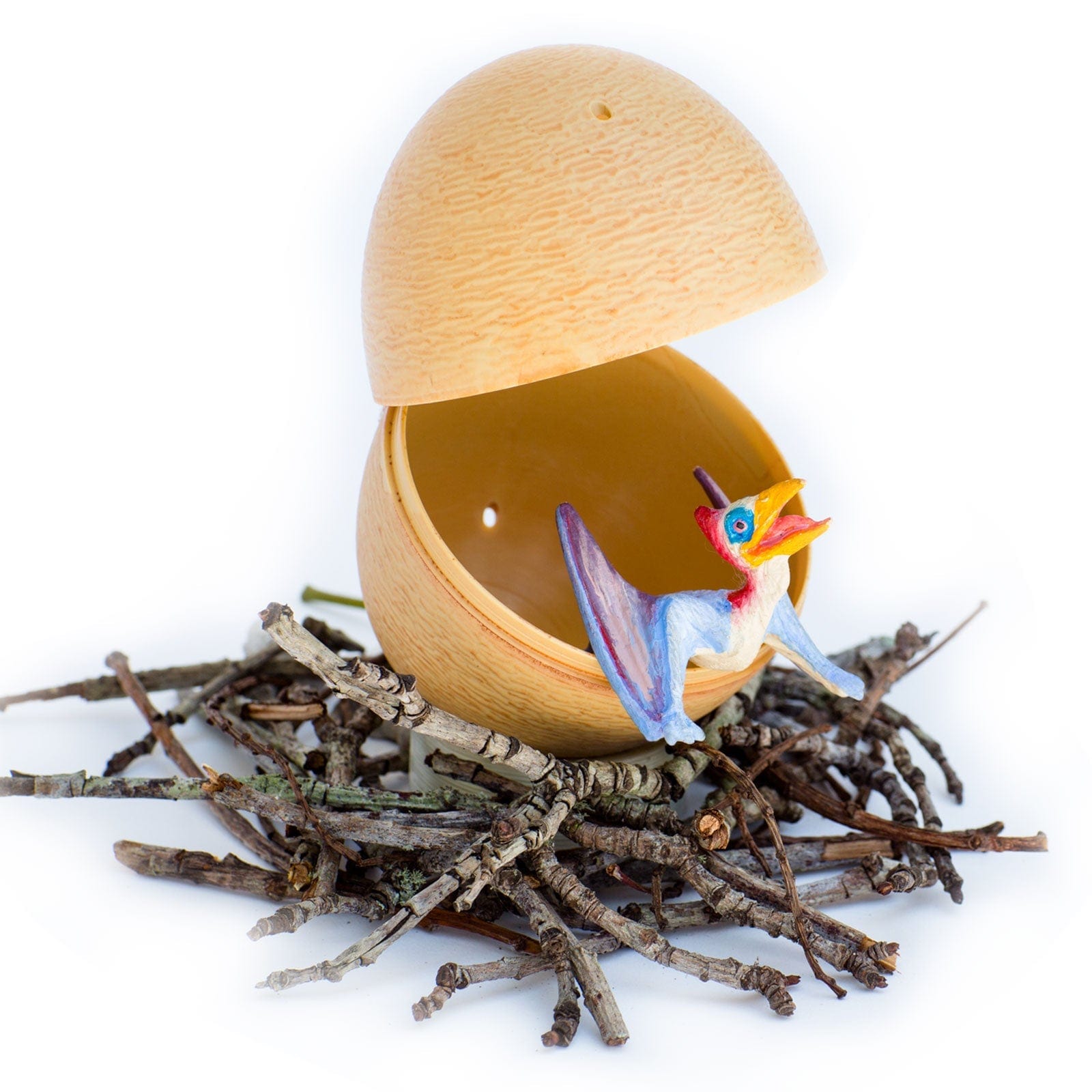 SAFARI Animales y Dinosaurios Coleccionables Quetzalcoatlus Baby con Huevo Dino Dana Coleccionable SA100990