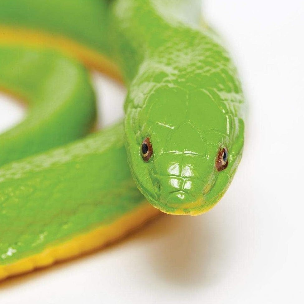 SAFARI Animales y Dinosaurios Coleccionables Serpiente Verde Áspera Coleccionable SA257729