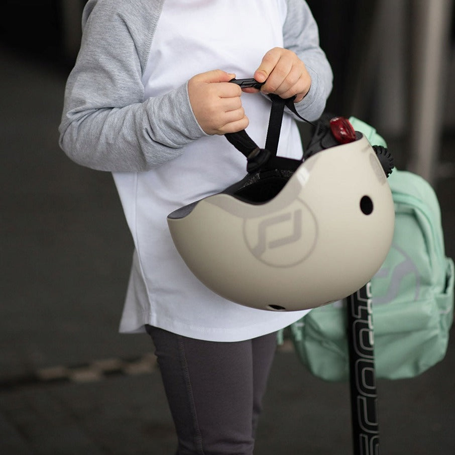 SCOOT AND RIDE Accesorios Casco Ash Con Luz Led S-M S235