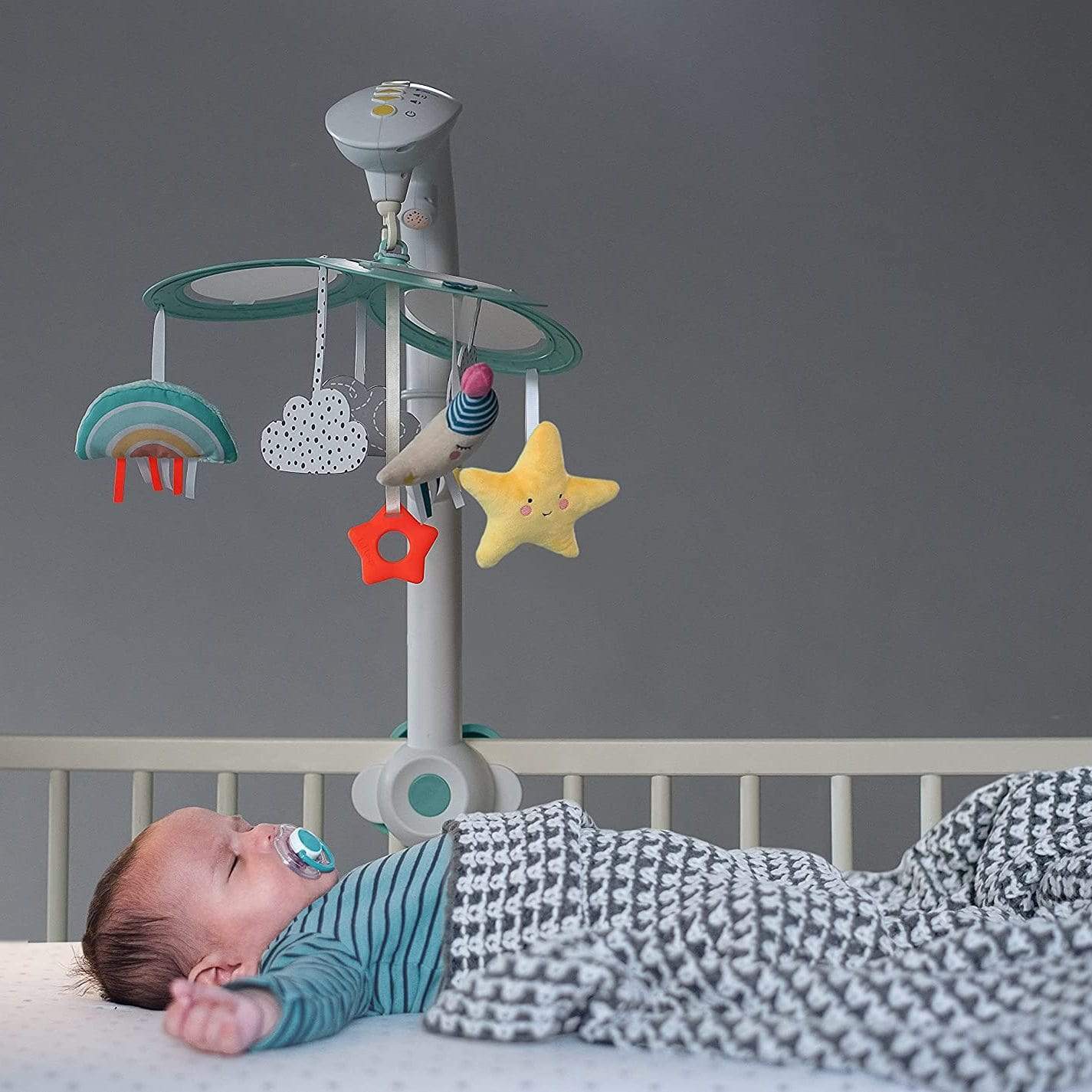 Taf Toys Destreza y Habilidades Móvil luna con 30 minutos de música y luces 12665