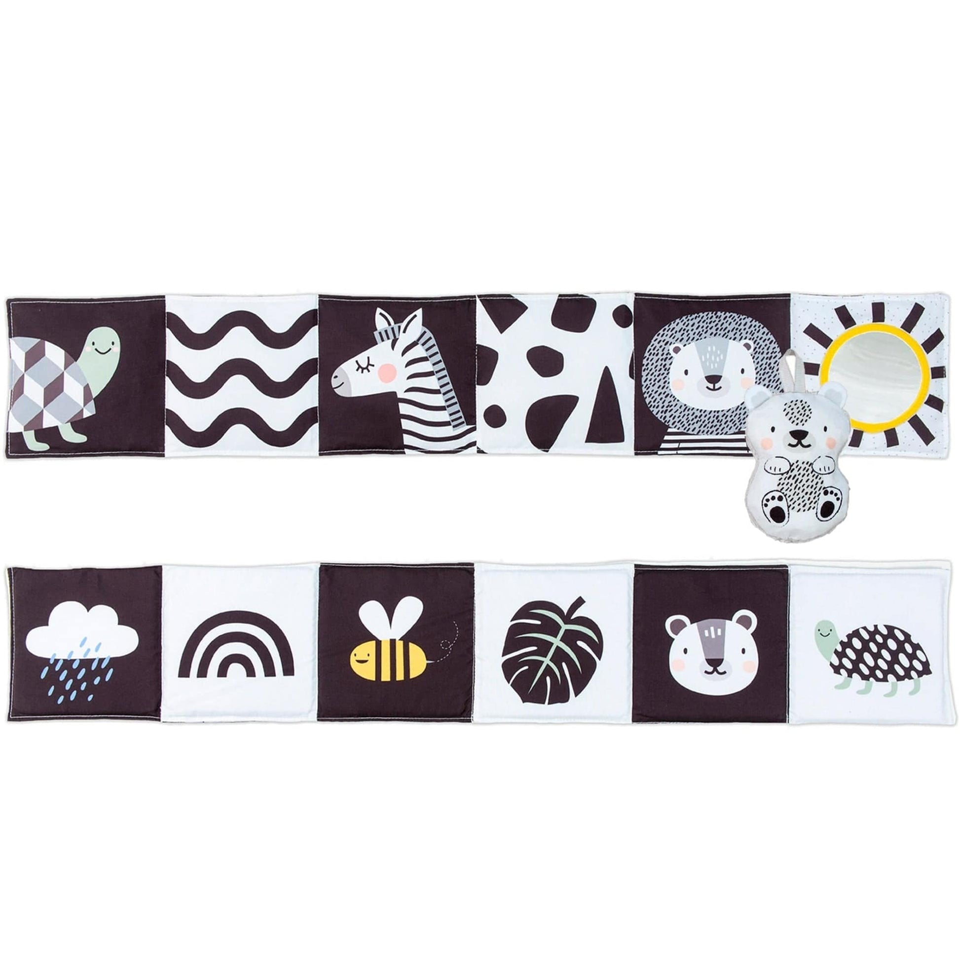 Taf Toys Libros Libro de Estimulación Savannah Blanco y Negro 12875