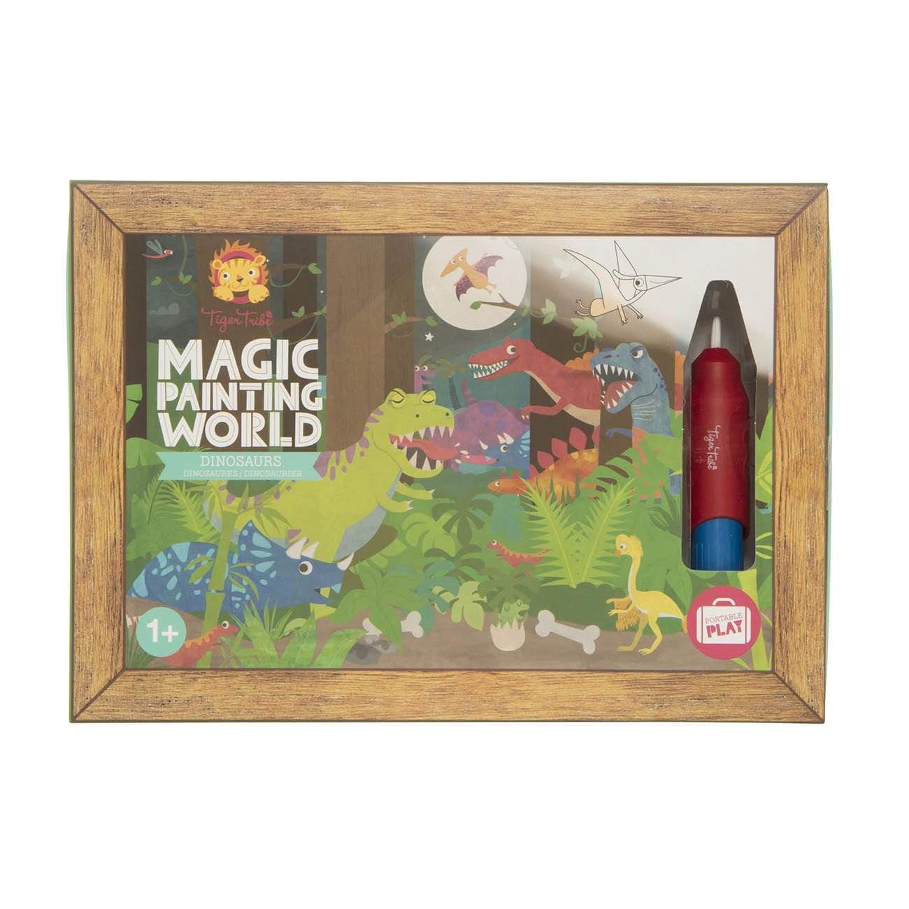 Tiger tribe Arte y Manualidades +3 Set de Pintura Mágica Dinosaurios 14-020