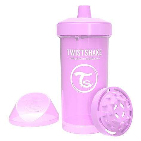 Twistshake Alimentación Vaso Antiderrame 360 ml Rosa Pastel TS222
