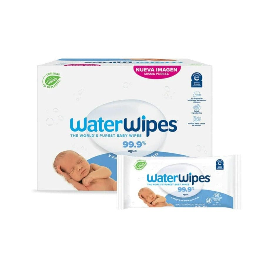 waterwipes Accesorios bebé Pack 12 Toallitas Húmedas Bio Mega Value Box WW107