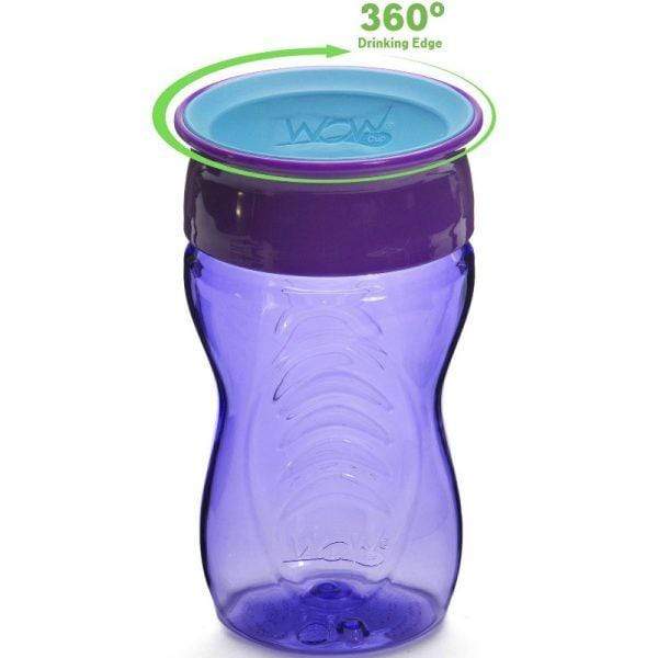WOW CUP Alimentación Vaso antiderrame tritan morado, Wow Cup 243