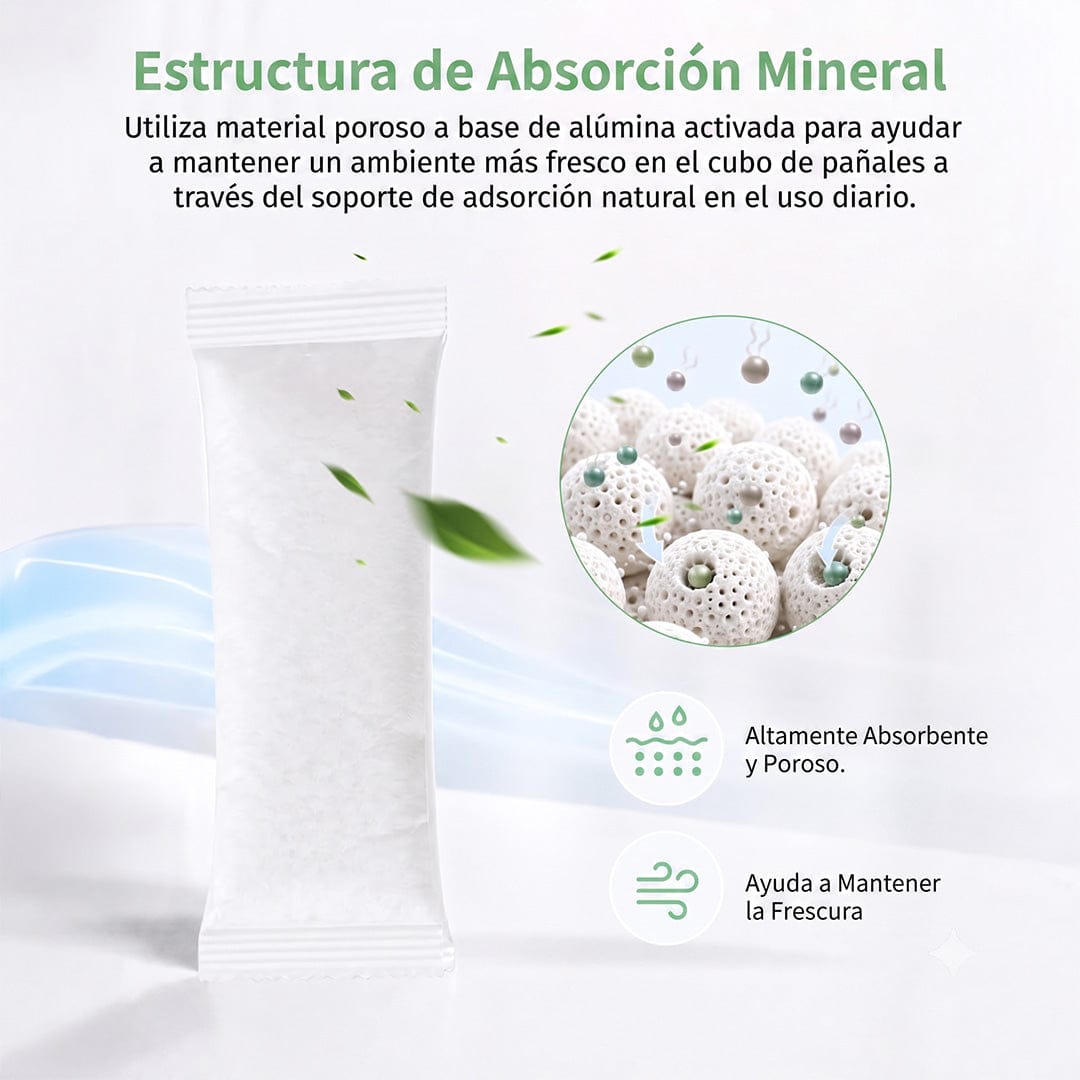 Desodorizante para Basurero Contenedor de Pañales 4 Packs - Momcozy