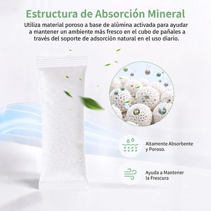 Desodorizante para Basurero Contenedor de Pañales 4 Packs - Momcozy