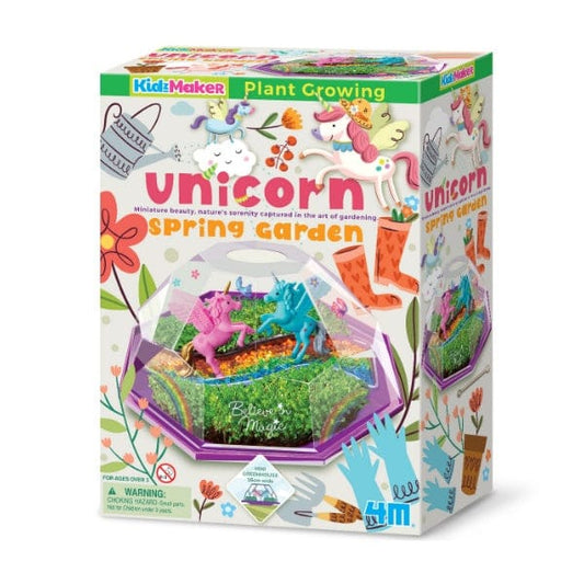4M Arte / Manualidades Kit Crea Terrario Unicornios  - 4M 00-04806