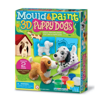 4M Arte / Manualidades Kit de manualidades Moldea Pinta Cachorros 3D - 4M 00-04784
