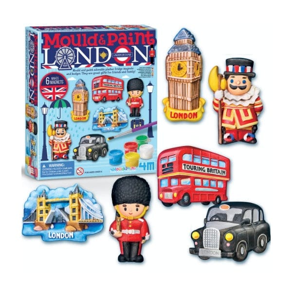 4M Arte / Manualidades Kit de manualidades Moldea Pinta Cuidad Londres - 4M 00-04809